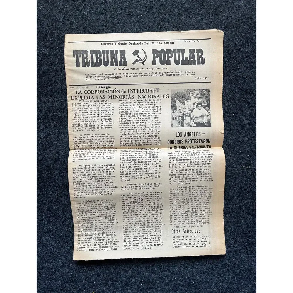 1974 Cold War Plans Exposed Soviet Peace Plan Propaganda Newspaper, Vintage Com